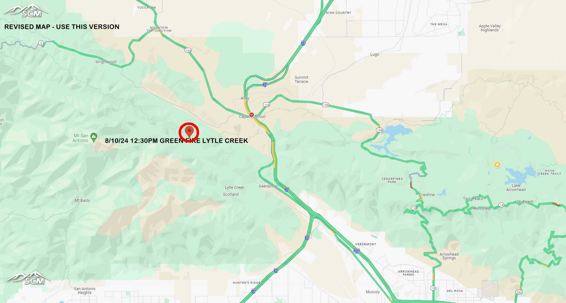 SCM Incident Map